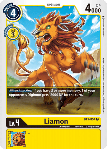 Liamon [BT1-054] [Release Special Booster Ver.1.0] - Destination Retro