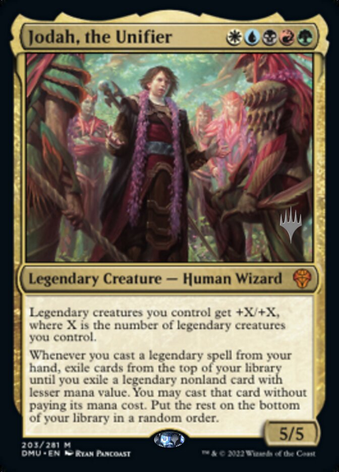 Jodah, the Unifier (Promo Pack) [Dominaria United Promos] - Destination Retro