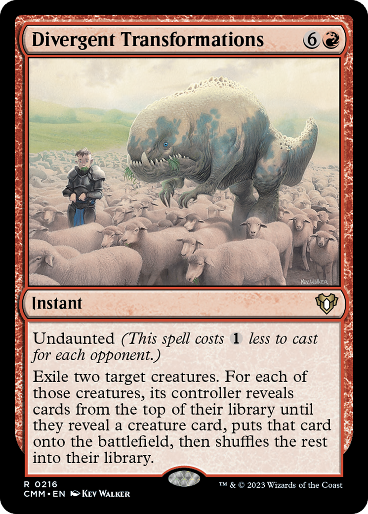 Divergent Transformations [Commander Masters] - Destination Retro