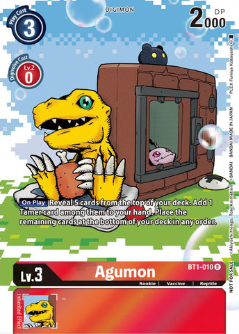 Agumon [BT1-010] (25th Special Memorial Pack) [Release Special Booster Promos] - Destination Retro