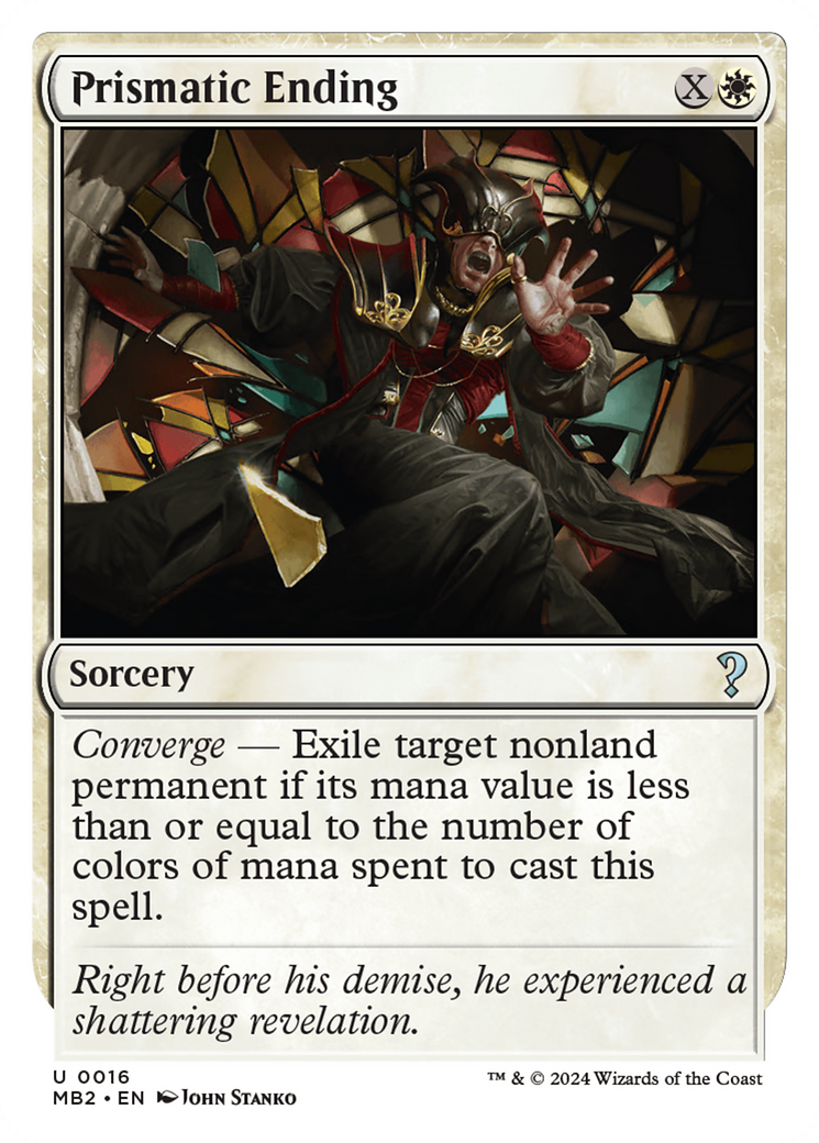 Prismatic Ending (White Border) [Mystery Booster 2] - Destination Retro