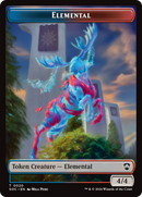 Elemental (0020) // Manifest Double-Sided Token [Secrets of Strixhaven Commander Tokens] - Destination Retro