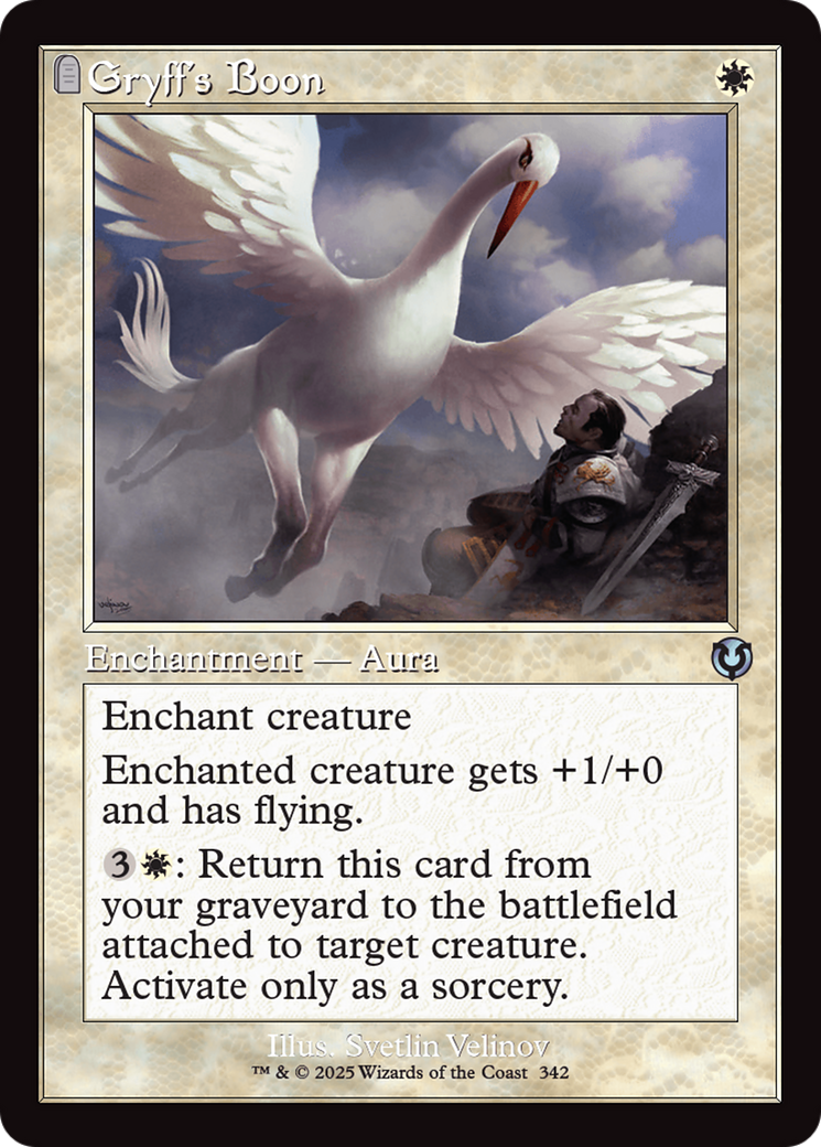 Gryff's Boon (Retro Frame) [Innistrad Remastered] - Destination Retro