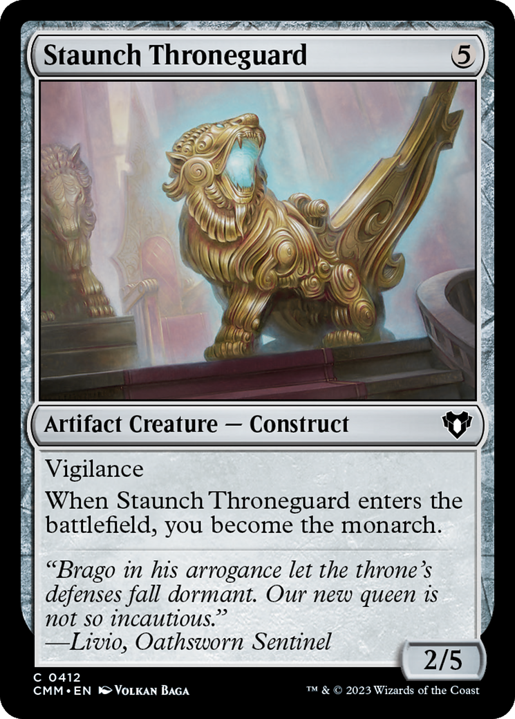 Staunch Throneguard [Commander Masters] - Destination Retro