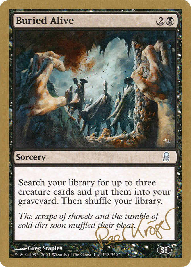 Buried Alive (Peer Kroger) (SB) [World Championship Decks 2003] - Destination Retro