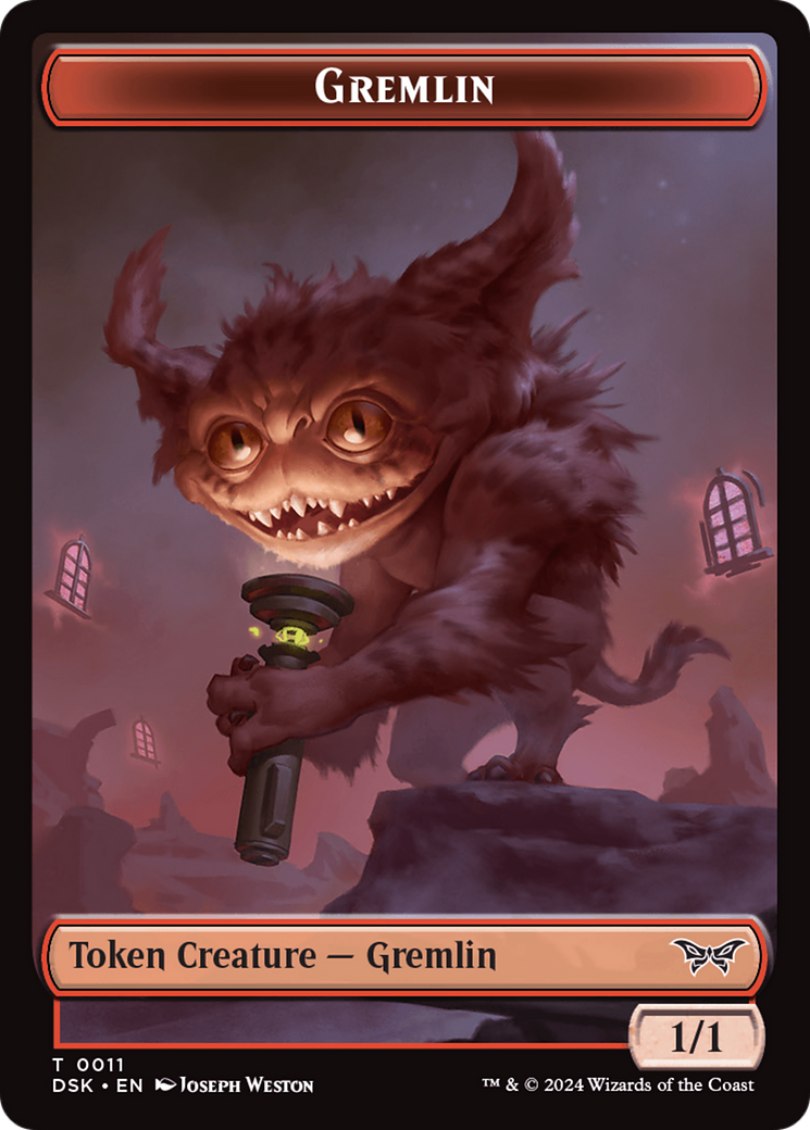 Gremlin Token [Duskmourn: House of Horror Tokens] - Destination Retro