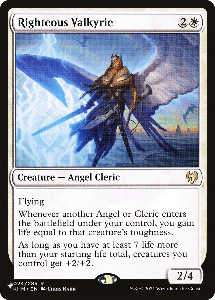 Righteous Valkyrie [Secret Lair: Angels] - Destination Retro