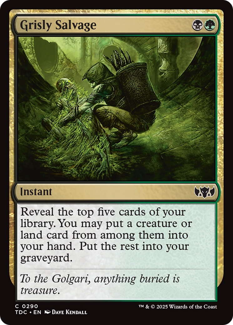 Grisly Salvage [Tarkir: Dragonstorm Commander] - Destination Retro