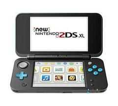 New Nintendo 2DS XL Black + Turquoise - Nintendo 3DS - Destination Retro