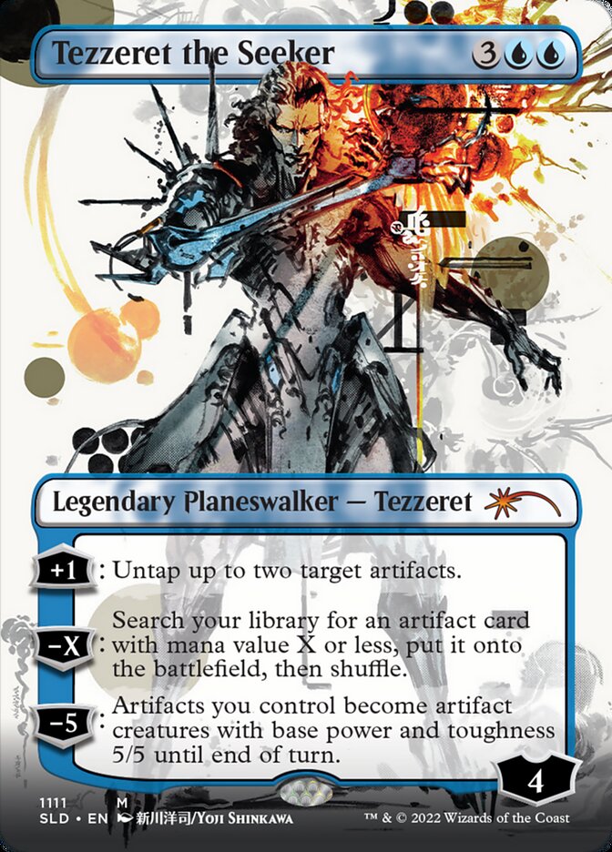 Tezzeret the Seeker (Borderless) [Secret Lair Drop Series] - Destination Retro