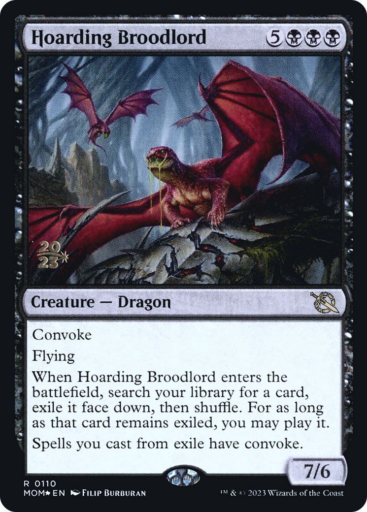 Hoarding Broodlord [March of the Machine Prerelease Promos] - Destination Retro