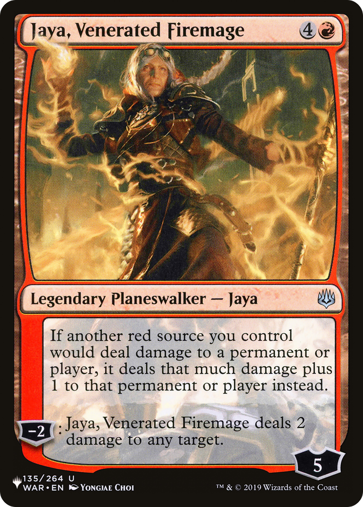 Jaya, Venerated Firemage [The List] - Destination Retro