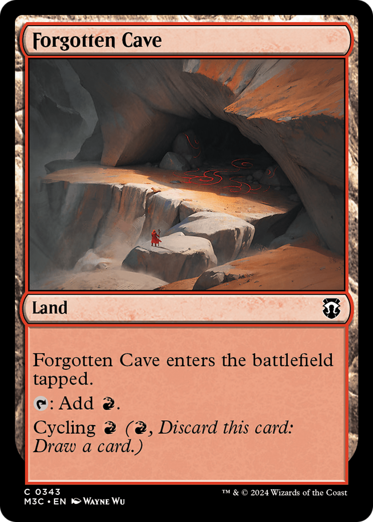 Forgotten Cave (Ripple Foil) [Modern Horizons 3 Commander] - Destination Retro