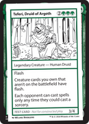 Teferi, Druid of Argoth [Mystery Booster 2 Playtest Cards] - Destination Retro