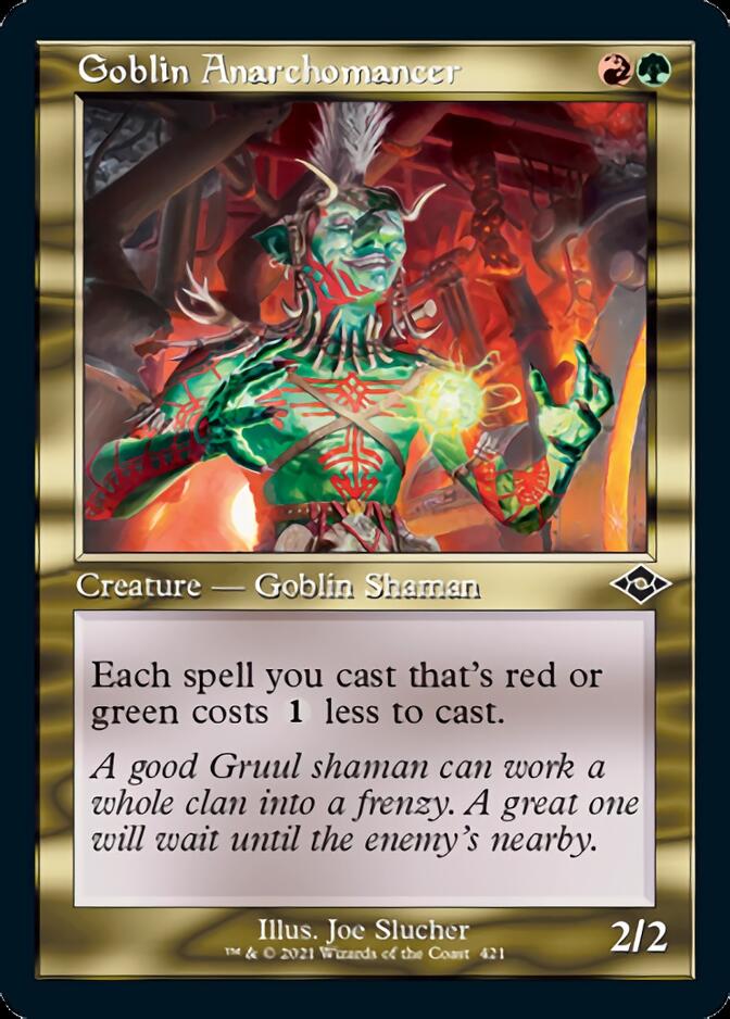 Goblin Anarchomancer (Retro Foil Etched) [Modern Horizons 2] - Destination Retro