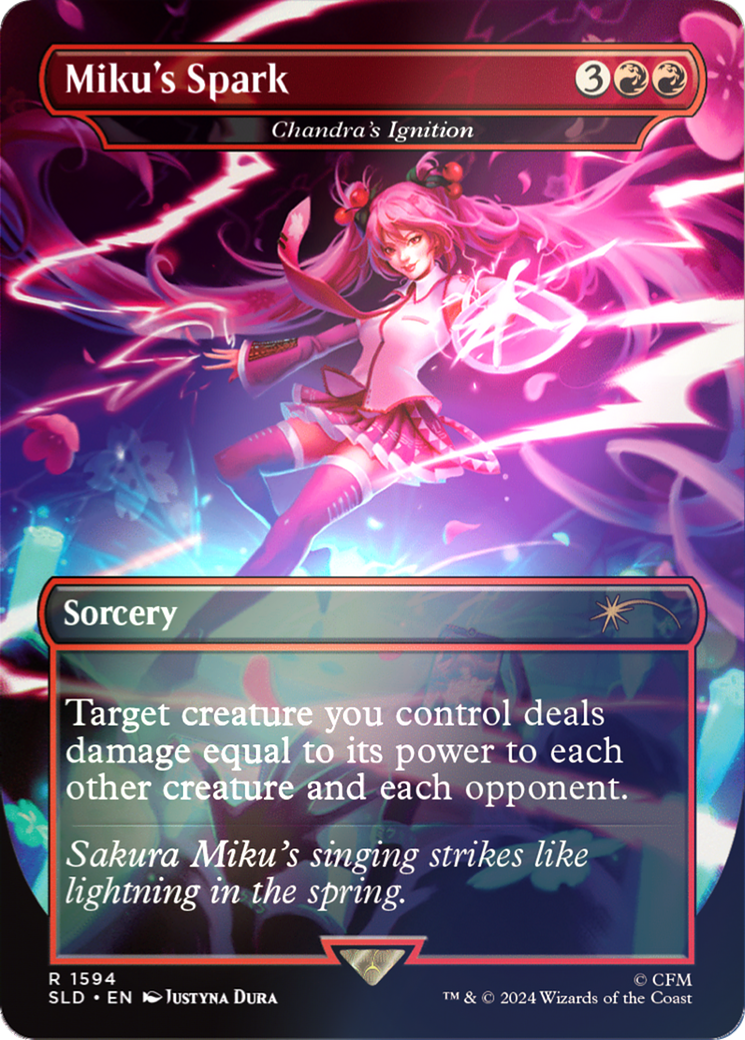 Miku's Spark - Chandra's Ignition (Rainbow Foil) [Secret Lair Drop Series] - Destination Retro