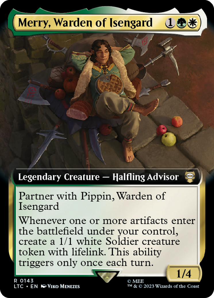 Merry, Warden of Isengard (Extended Art) [The Lord of the Rings: Tales of Middle-Earth Commander] - Destination Retro