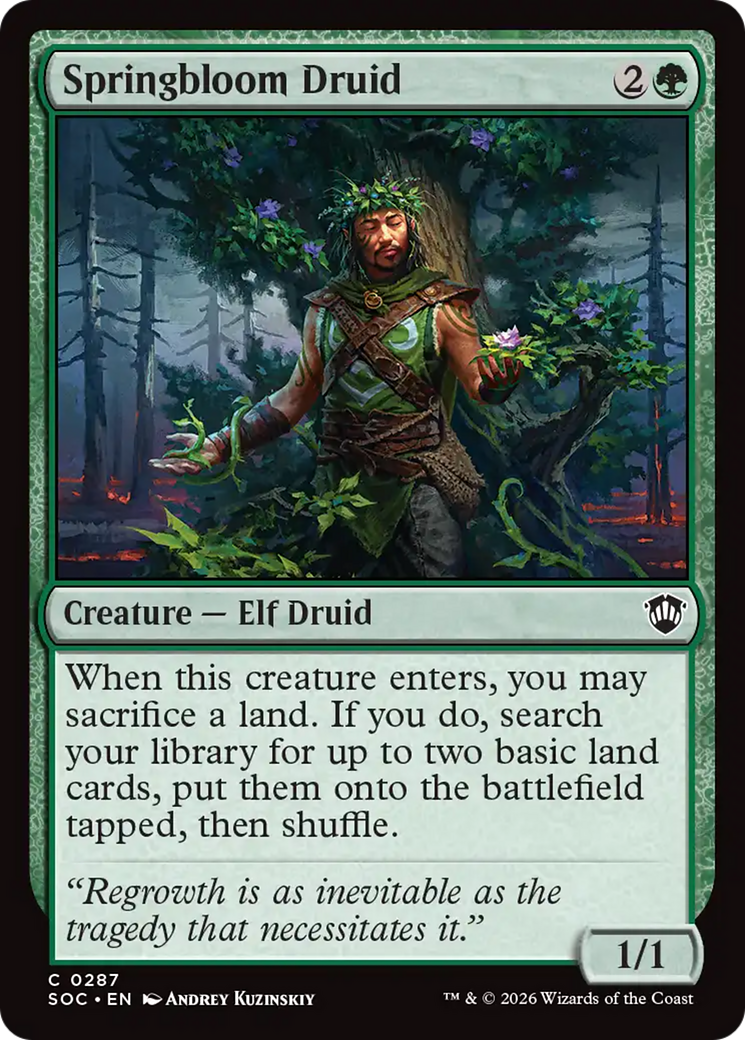 Springbloom Druid [Secrets of Strixhaven Commander] - Destination Retro