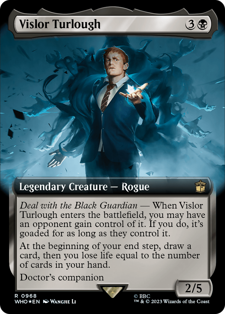 Vislor Turlough (Extended Art) (Surge Foil) [Doctor Who] - Destination Retro