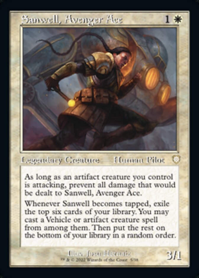 Sanwell, Avenger Ace (Retro) [The Brothers' War Commander] - Destination Retro
