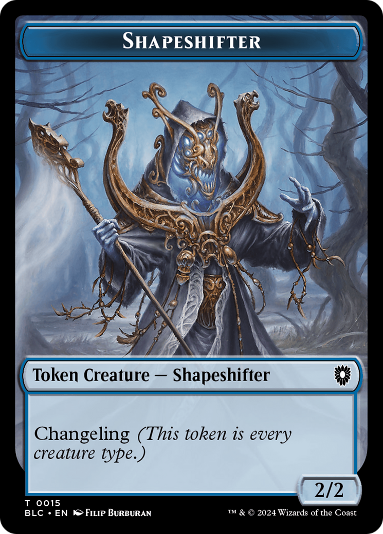 Pest // Shapeshifter Double-Sided Token [Bloomburrow Commander Tokens] - Destination Retro