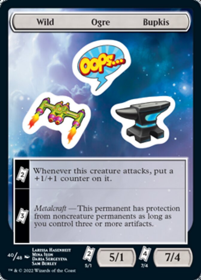 Wild Ogre Bupkis [Unfinity Stickers] - Destination Retro