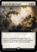Expel the Interlopers (Extended Art) [Wilds of Eldraine] - Destination Retro