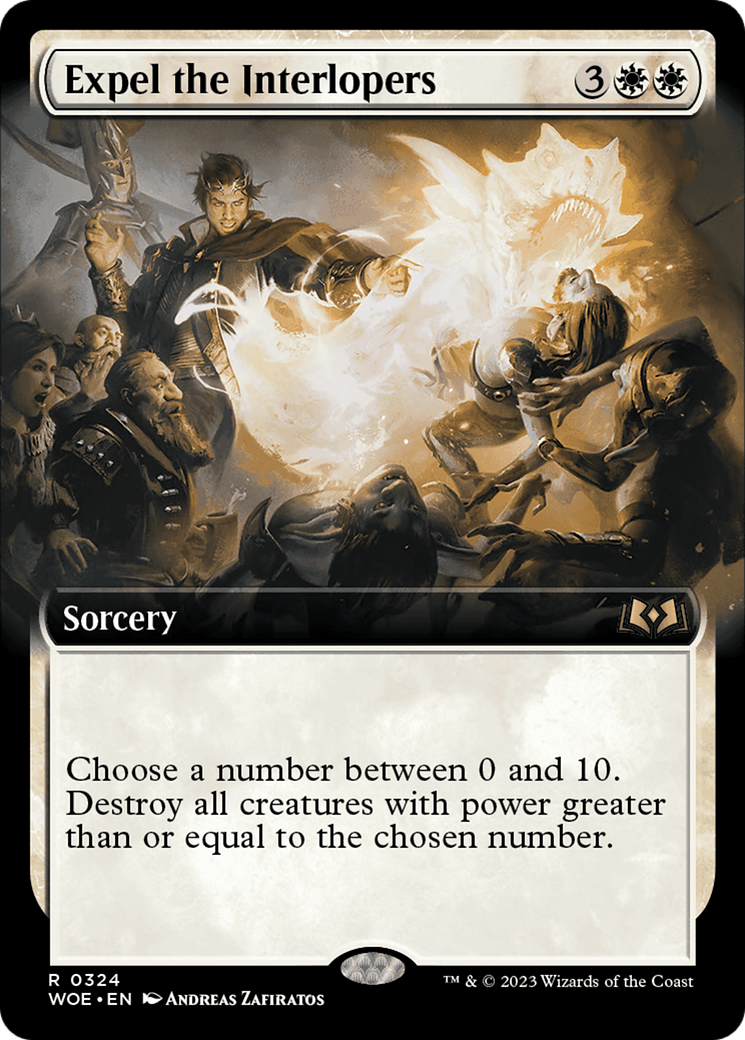 Expel the Interlopers (Extended Art) [Wilds of Eldraine] - Destination Retro