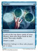 Ponder (White Border) [Mystery Booster 2] - Destination Retro
