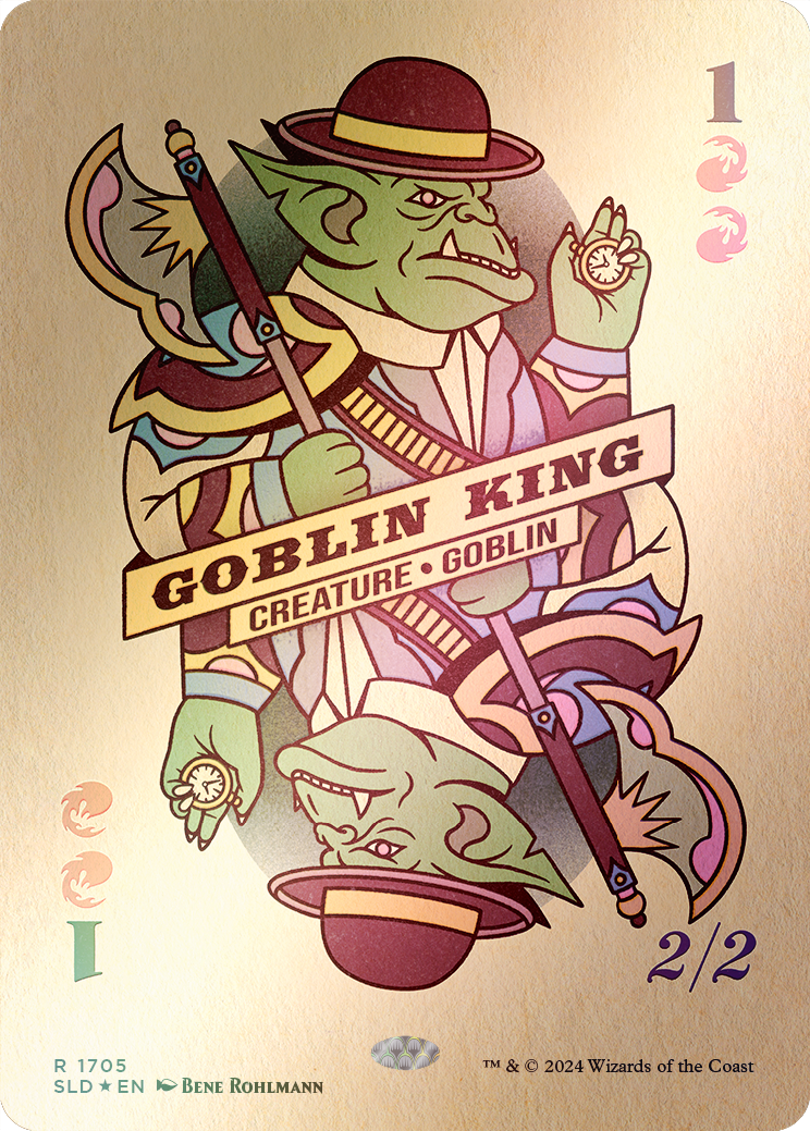 Goblin King (1705) (Rainbow Foil) [Secret Lair Drop Series] - Destination Retro
