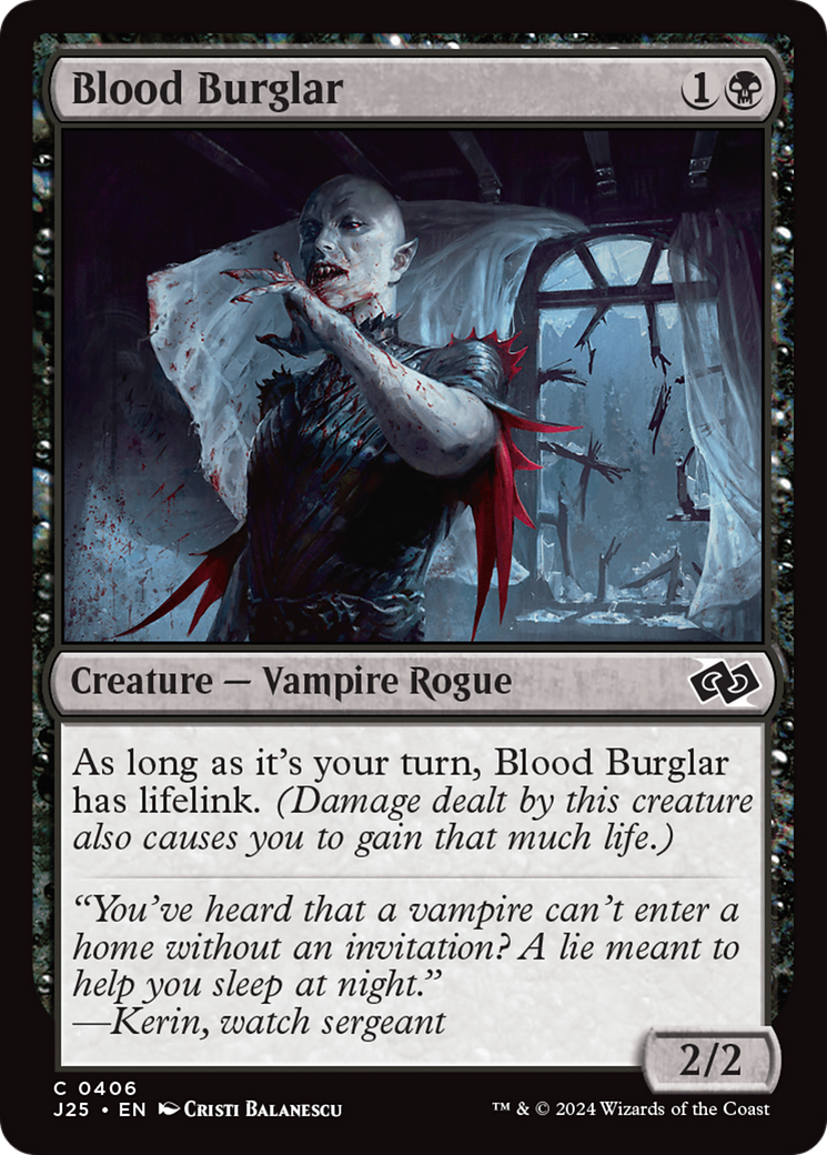 Blood Burglar [Foundations Jumpstart] - Destination Retro