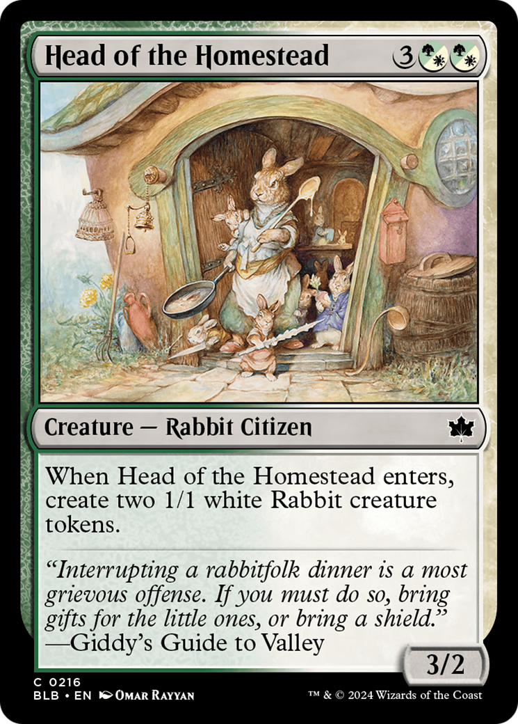 Head of the Homestead [Bloomburrow] - Destination Retro