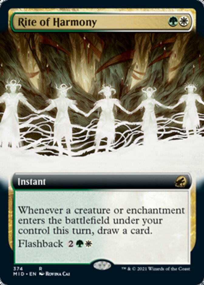 Rite of Harmony (Extended Art) [Innistrad: Midnight Hunt] - Destination Retro