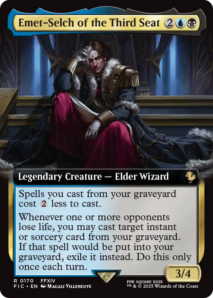 Emet-Selch of the Third Seat (Extended Art) [FINAL FANTASY Commander] - Destination Retro