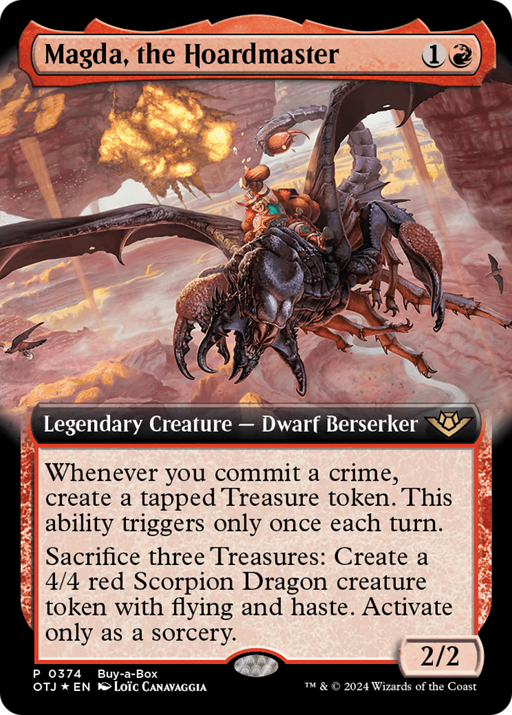 Magda, the Hoardmaster (Buy-A-Box) [Outlaws of Thunder Junction Promos] - Destination Retro