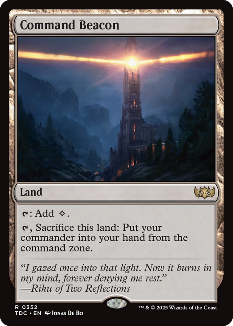 Command Beacon [Tarkir: Dragonstorm Commander] - Destination Retro