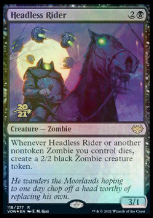 Headless Rider [Innistrad: Crimson Vow Prerelease Promos] - Destination Retro