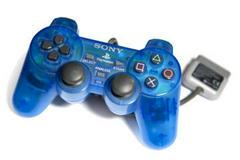 Clear Blue Dual Shock Controller - Playstation - Destination Retro