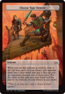 Choose Your Demise (Full Art) [Duskmourn: Archenemy] - Destination Retro