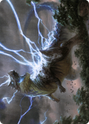 Thrasta, Tempest's Roar Art Card (41) [Modern Horizons 2 Art Series] - Destination Retro