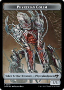 Phyrexian Golem // Ox Double-Sided Token [Commander Masters Tokens] - Destination Retro