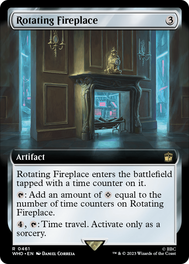 Rotating Fireplace (Extended Art) [Doctor Who] - Destination Retro