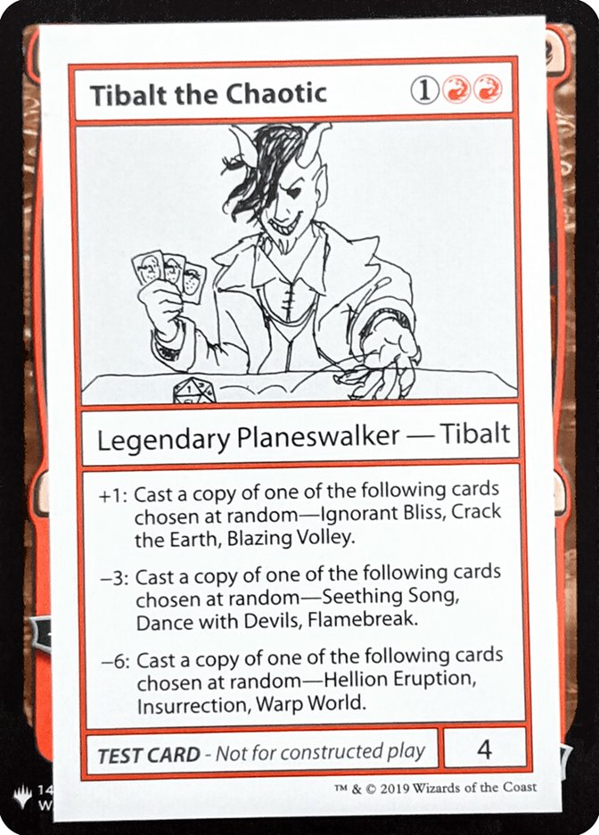 Tibalt the Chaotic [Mystery Booster Playtest Cards] - Destination Retro