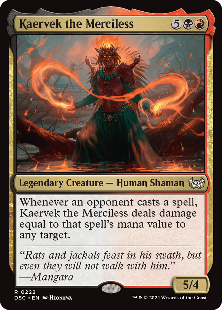 Kaervek the Merciless [Duskmourn: House of Horror Commander] - Destination Retro