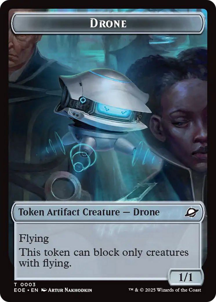 Robot // Drone Double-Sided Token [Edge of Eternities Tokens] - Destination Retro
