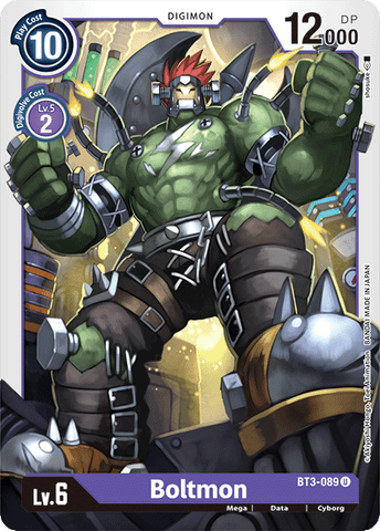 Boltmon [BT3-089] [Release Special Booster Ver.1.0] - Destination Retro