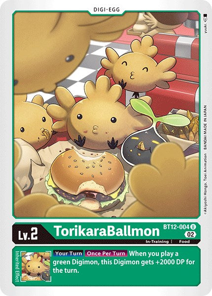 TorikaraBallmon [BT12-004] [Across Time] - Destination Retro