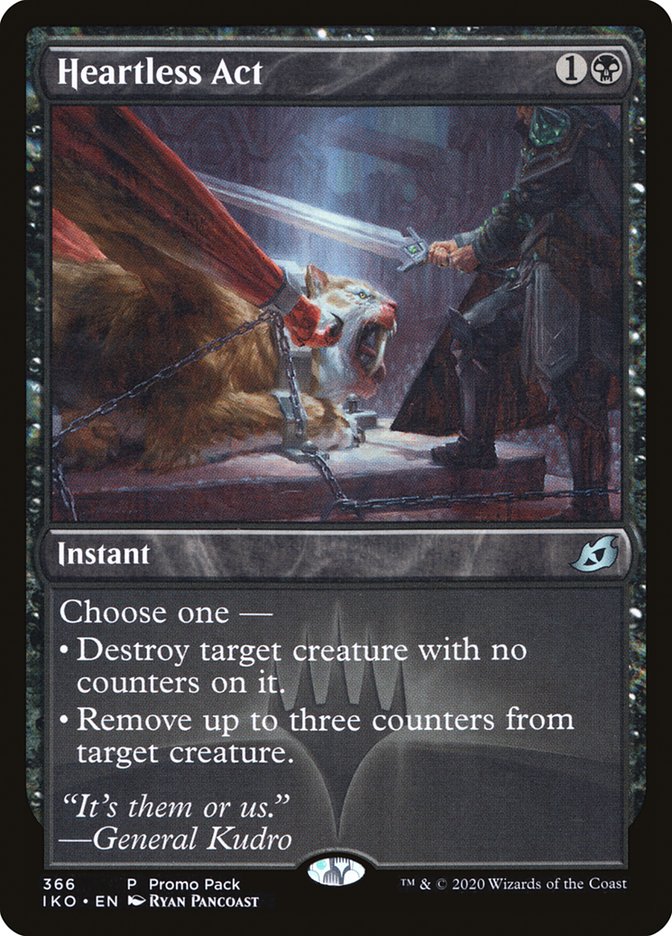 Heartless Act (Promo Pack) [Ikoria: Lair of Behemoths Promos] - Destination Retro
