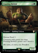 Feasting Hobbit (Extended Art) [The Lord of the Rings: Tales of Middle-Earth Commander] - Destination Retro