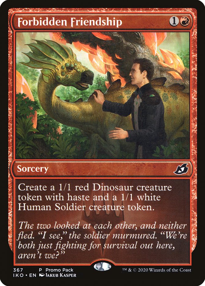 Forbidden Friendship (Promo Pack) [Ikoria: Lair of Behemoths Promos] - Destination Retro